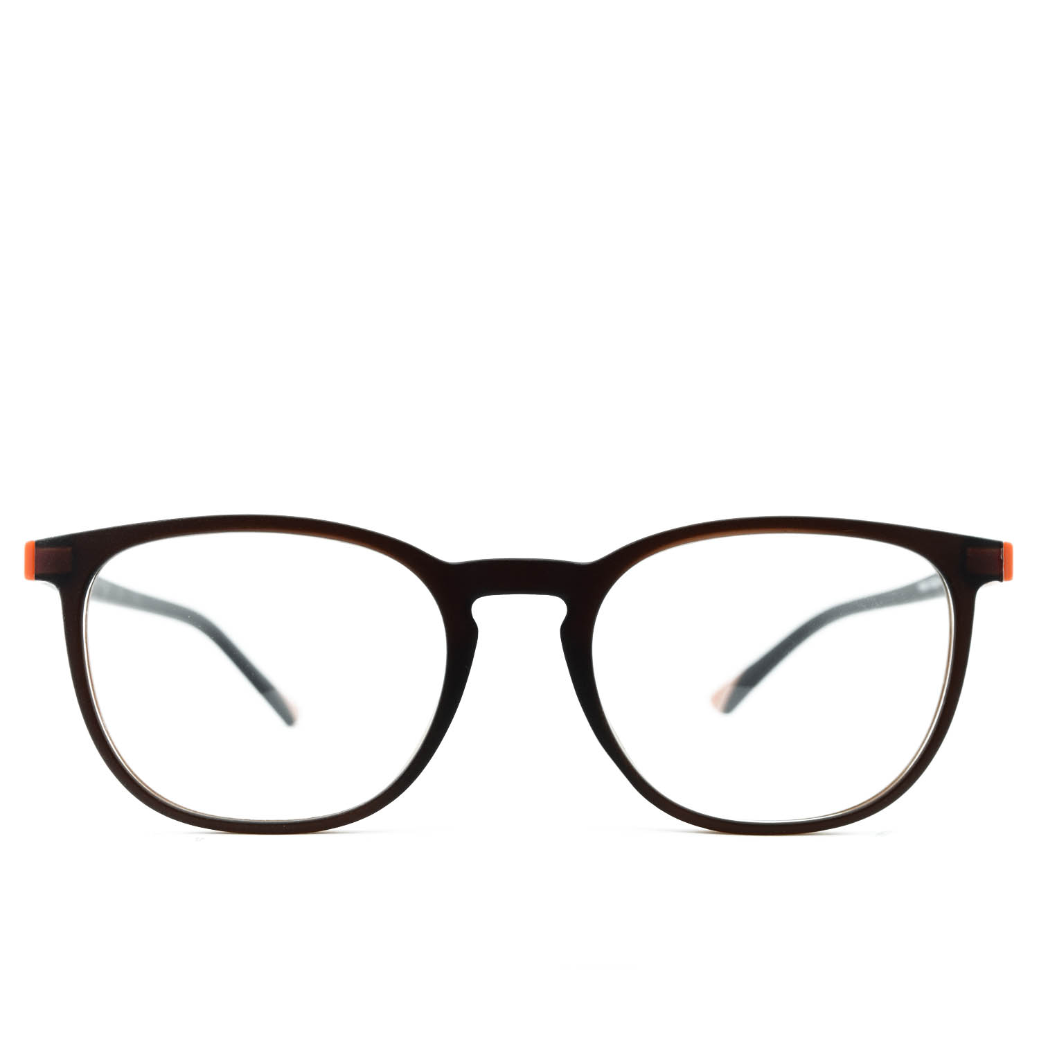 Anteojos de Plástico TR90 Marrón livianos para lentes recetados | YS6063MANEC7 3 Anteojos de Plástico TR90 Marrón livianos para lentes recetados | YS6063MANEC7