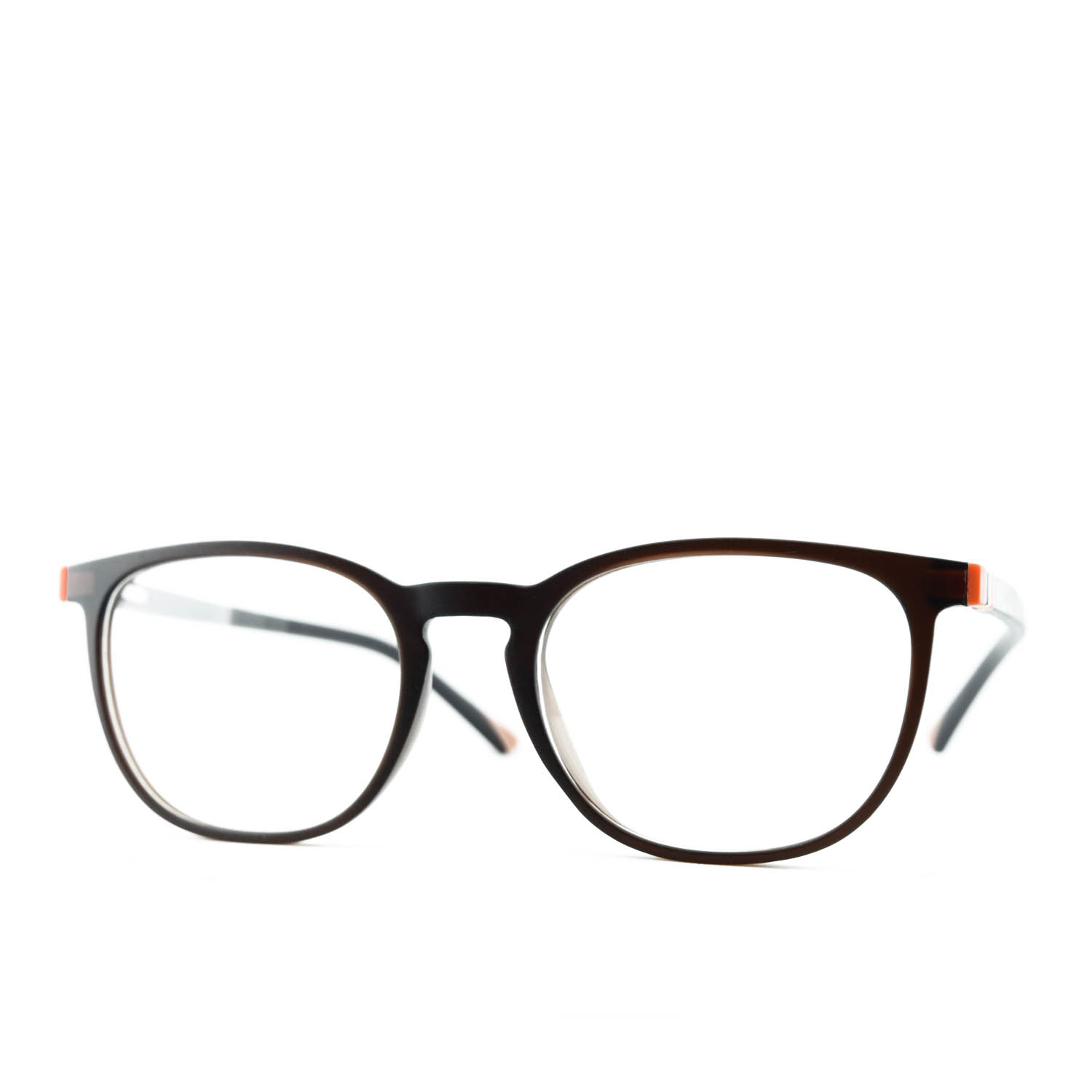 Anteojos de Plástico TR90 Marrón livianos para lentes recetados | YS6063MANEC7 4 Anteojos de Plástico TR90 Marrón livianos para lentes recetados | YS6063MANEC7