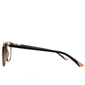 Anteojos de Plástico TR90 Marrón livianos para lentes recetados | YS6065MANEC7 10 Anteojos de Plástico TR90 Marrón livianos para lentes recetados | YS6065MANEC7