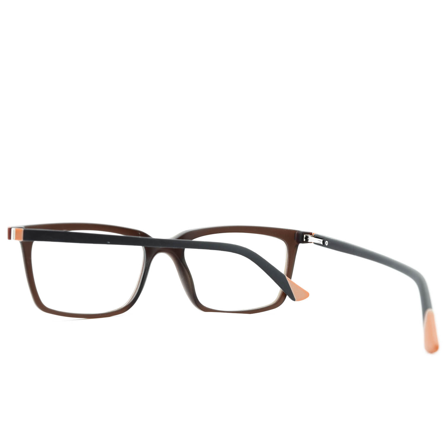Anteojos de Plástico TR90 Marrón livianos para lentes recetados | YS6068MANEC7 6 Anteojos de Plástico TR90 Marrón livianos para lentes recetados | YS6068MANEC7