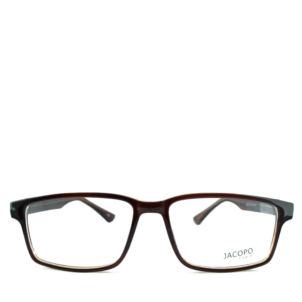 Anteojos de Plastico Marrón livianos para lentes recetados | 6556C5MaTr