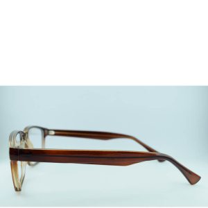 Anteojos de Plastico Marrón livianos para lentes recetados | 6556C5MaTr 10 Anteojos de Plastico Marrón livianos para lentes recetados | 6556C5MaTr