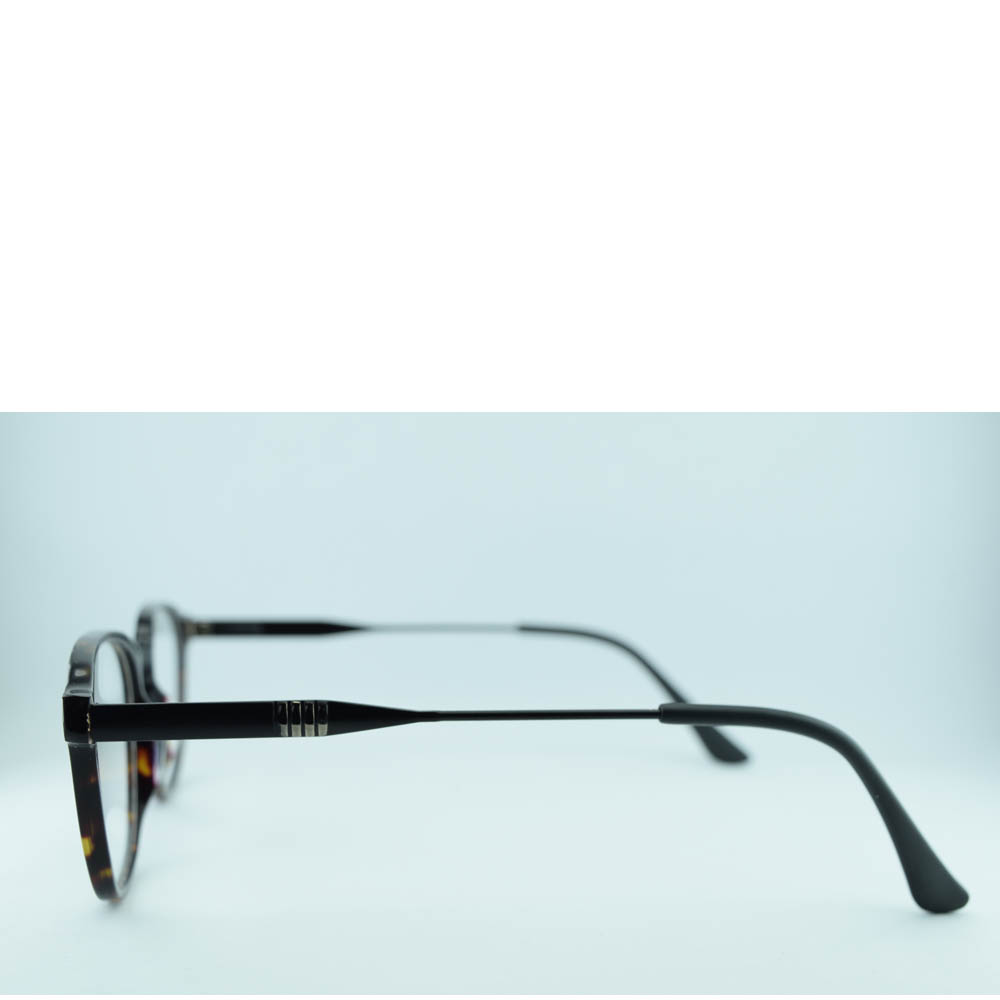 Anteojos de Acetato Negro livianos para lentes recetados | P5786C1NeAnpr