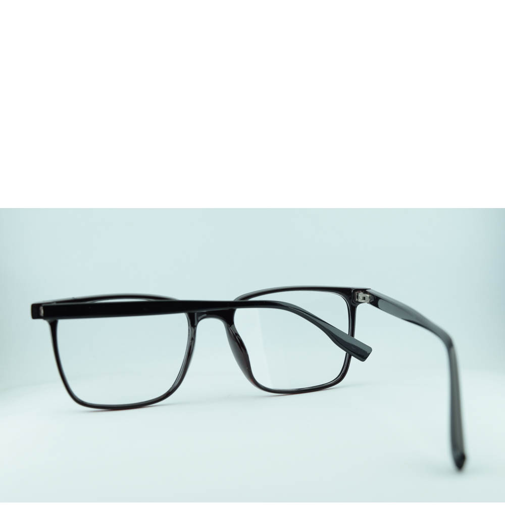 Anteojos de Plastico Negro livianos para lentes recetados | 66363NERO