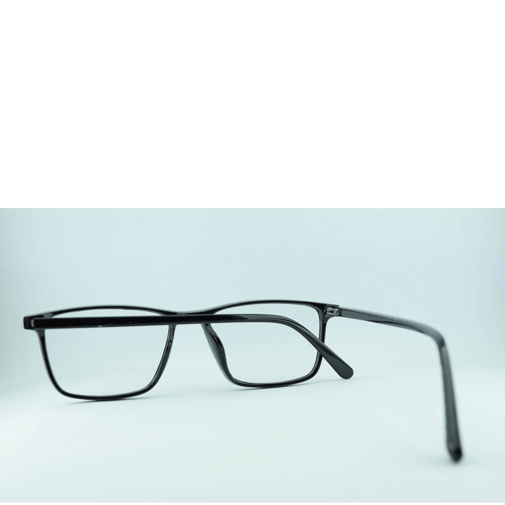 Anteojos de Plastico Negro livianos para lentes recetados | 66368NE