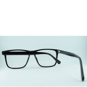 Anteojos de Plastico Negro livianos para lentes recetados | 66370NERO 11 Anteojos de Plastico Negro livianos para lentes recetados | 66370NERO