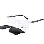 Anteojos Clip On de Plástico TR90 Transparente livianos 2 en 1 | RB2517C2Tr 1 Anteojos Clip On de Plástico TR90 Transparente livianos 2 en 1 | RB2517C2Tr