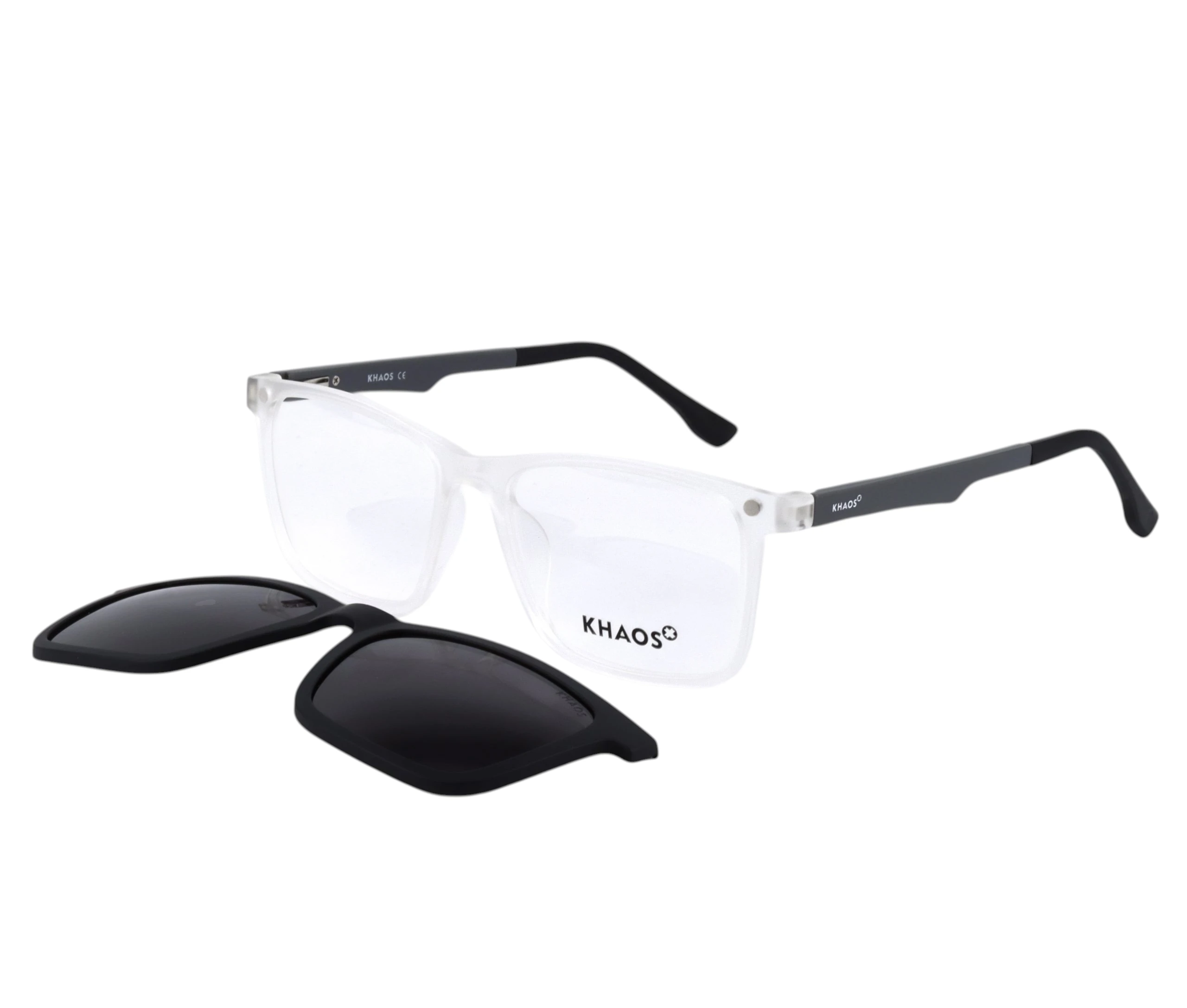 Anteojos Clip On de Plástico TR90 Transparente livianos 2 en 1 | RB2517C2Tr