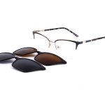 Anteojos Clip On de Metal Negro livianos 2 en 1 | SH3222C1Ne 2 Anteojos Clip On de Metal Negro livianos 2 en 1 | SH3222C1Ne